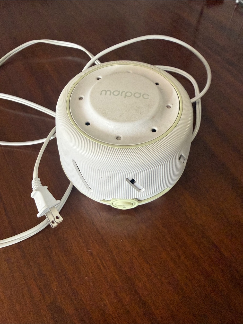 Marpac White Noise Machine - marpac White/Cream Sound Conditioner